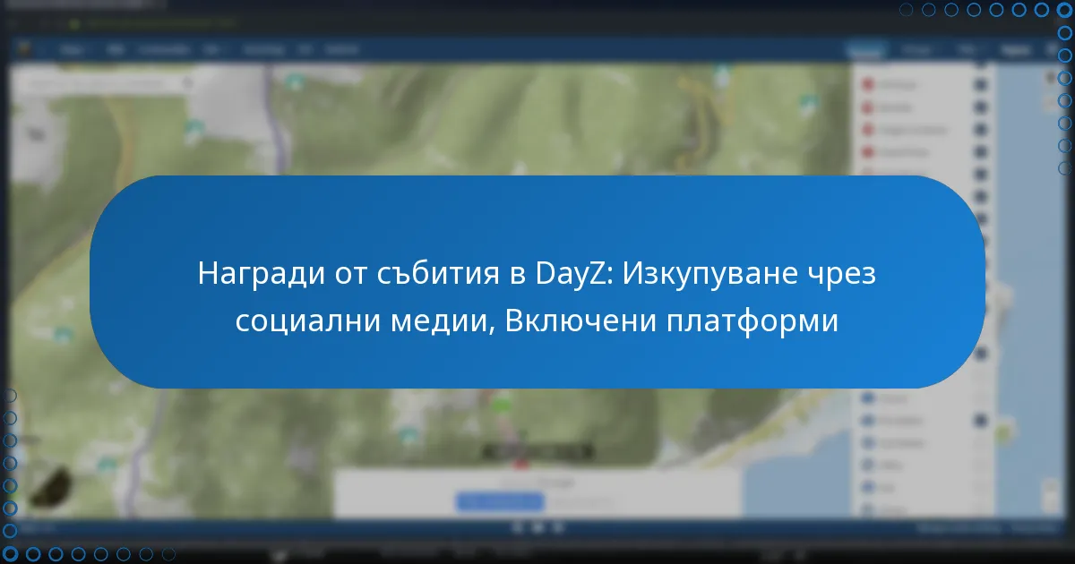 Награди от събития в DayZ: Изкупуване чрез социални медии, Включени платформи